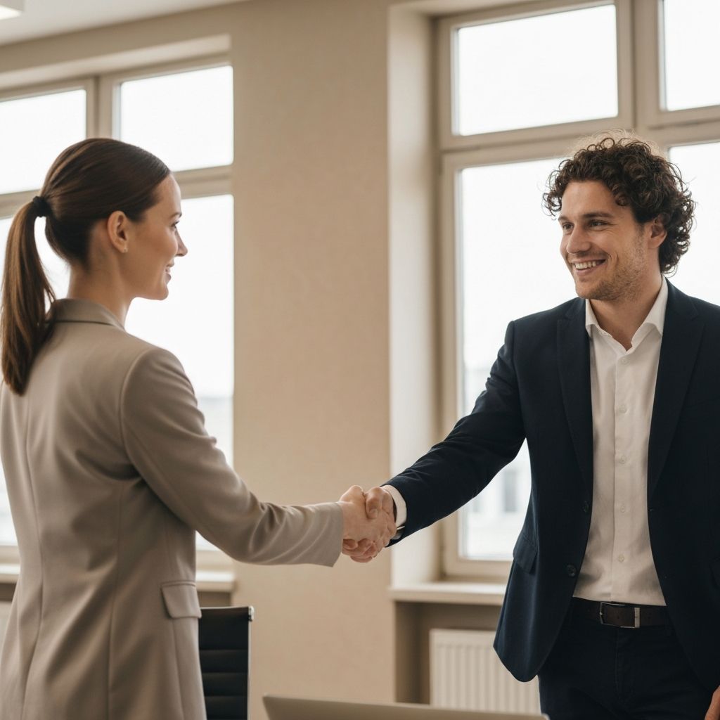 Dunder Mifflin sales team meeting with clients